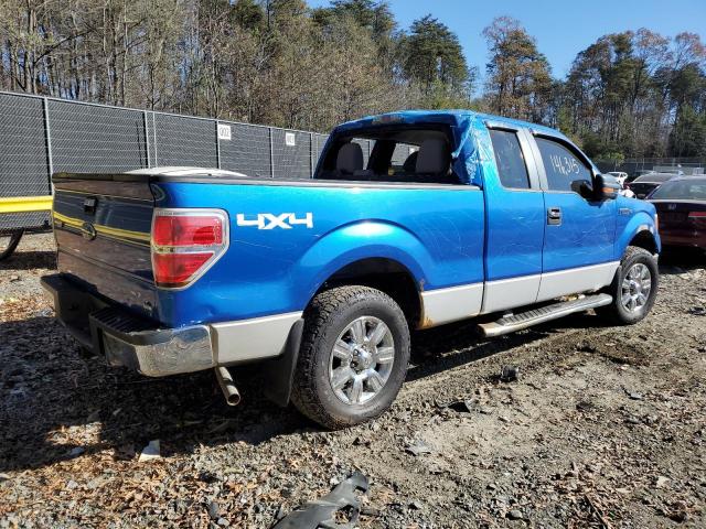 1FTFX1EV4AFC42496 - 2010 FORD F150 SUPER BLUE photo 3