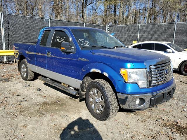 1FTFX1EV4AFC42496 - 2010 FORD F150 SUPER BLUE photo 4