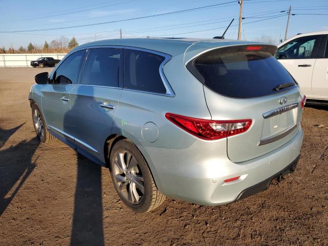 5N1AL0MMXDC349790 - 2013 INFINITI JX35 SILVER photo 2