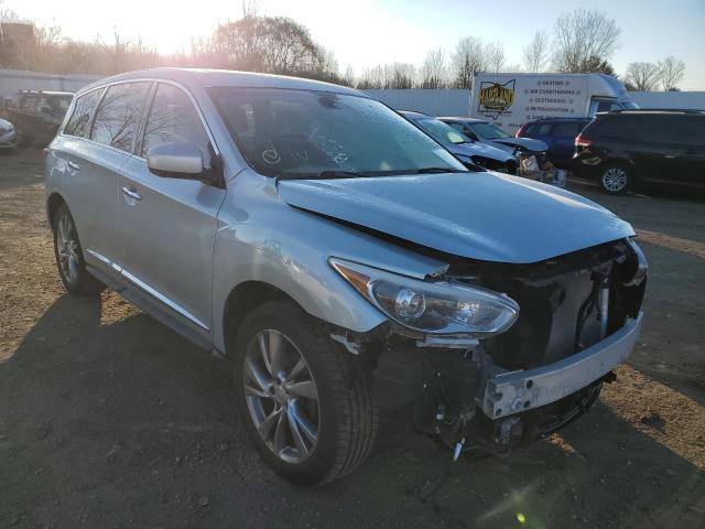 5N1AL0MMXDC349790 - 2013 INFINITI JX35 SILVER photo 4