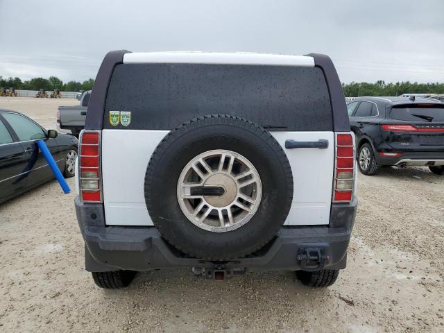 5GTDN136268106607 - 2006 HUMMER H3 WHITE photo 6