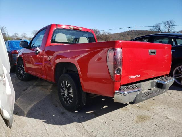 1GCCS148768247474 - 2006 CHEVROLET COLORADO RED photo 2