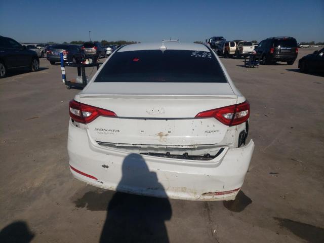 5NPE34AF8GH390866 - 2016 HYUNDAI SONATA SPO WHITE photo 6