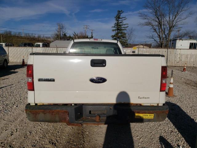 1FTRF12238KD46182 - 2008 FORD F150 WHITE photo 6