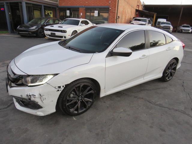 19XFC2F87ME200834 - 2021 HONDA CIVIC SPOR WHITE photo 2
