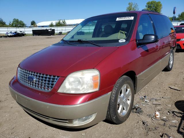 2FMDA58205BA04908 - 2005 FORD FREESTAR L RED photo 2