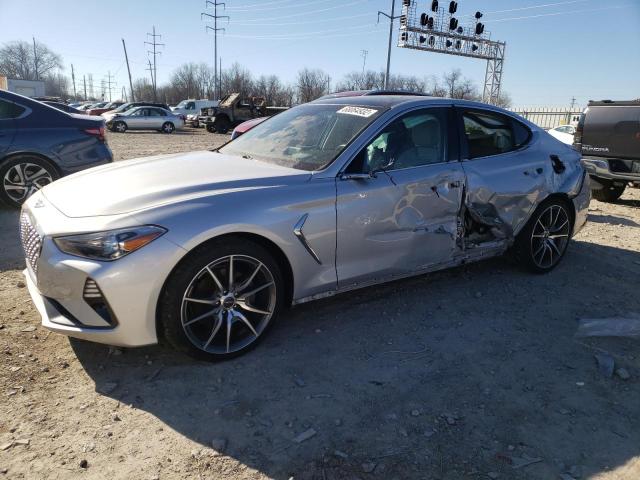 KMTG44LA9KU024972 - 2019 GENESIS G70 PRESTI SILVER photo 1