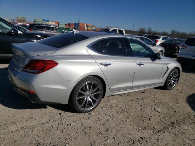 KMTG44LA9KU024972 - 2019 GENESIS G70 PRESTI SILVER photo 3