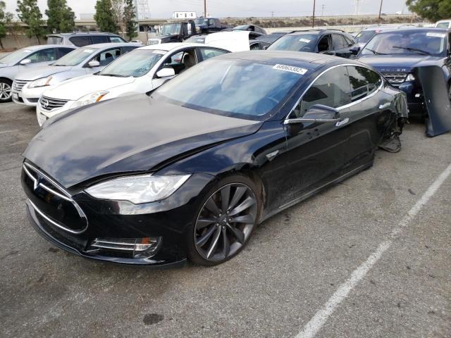 5YJSA1DP3DFP11590 - 2013 TESLA MODEL S Negro foto 1