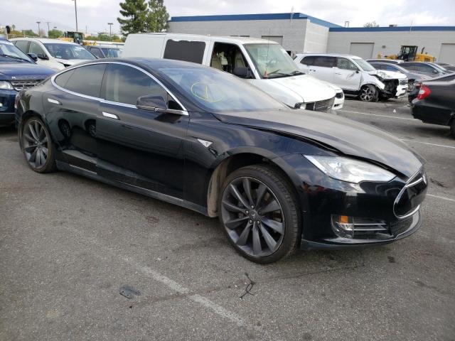 5YJSA1DP3DFP11590 - 2013 TESLA MODEL S Negro foto 4