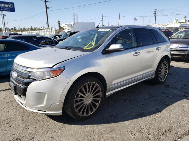 2FMDK3AK0CBA82078 - 2012 FORD EDGE SPORT SILVER photo 1