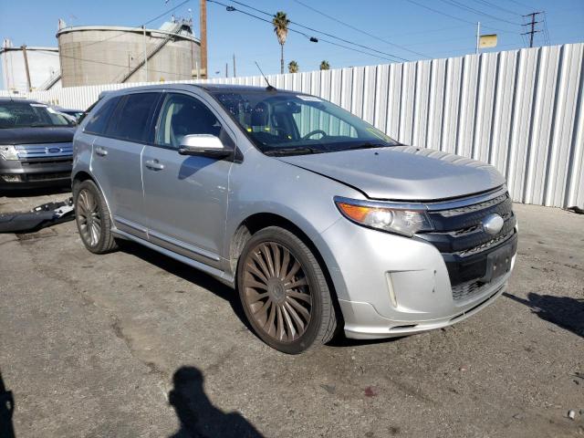 2FMDK3AK0CBA82078 - 2012 FORD EDGE SPORT SILVER photo 4