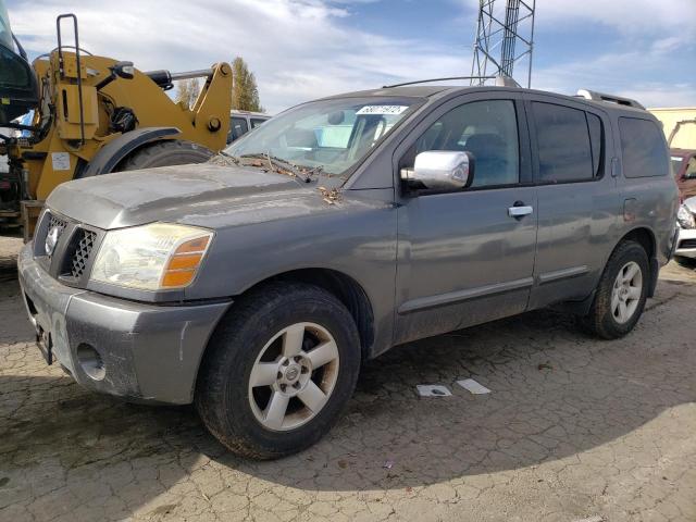 5N1AA08A24N708768 - 2004 NISSAN ARMADA SE GRAY photo 1