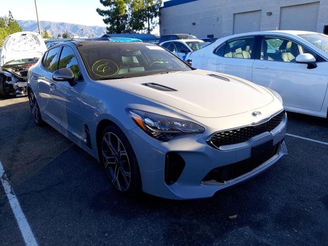 KNAE55LC5L6077603 - 2020 KIA STINGER GT GRAY photo 4