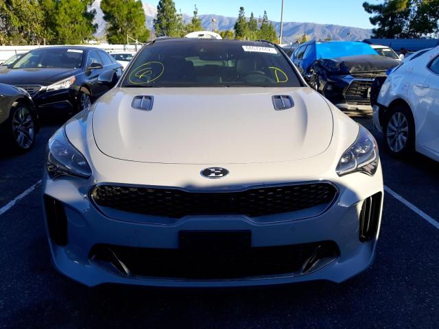 KNAE55LC5L6077603 - 2020 KIA STINGER GT GRAY photo 5