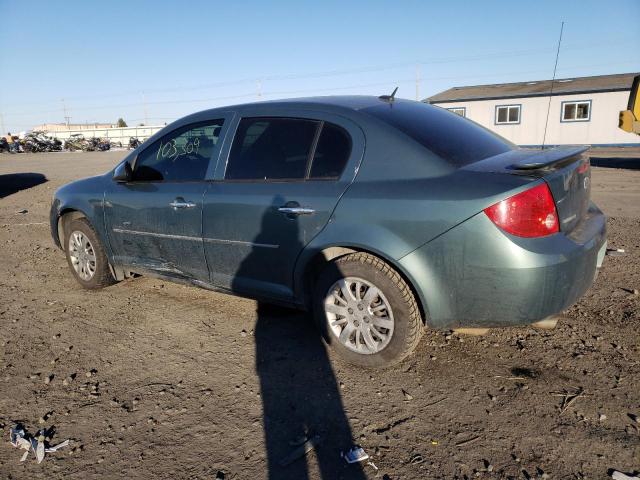 1G1AD5F53A7172663 - 2010 CHEVROLET COBALT 1LT GREEN photo 2