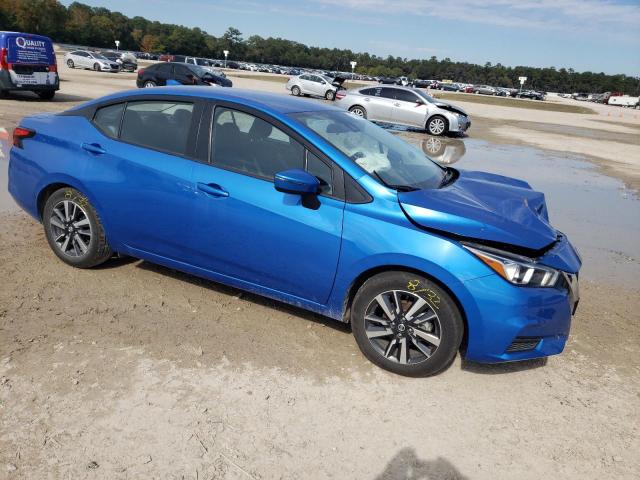 3N1CN8EV6ML877296 - 2021 NISSAN VERSA SV BLUE photo 4