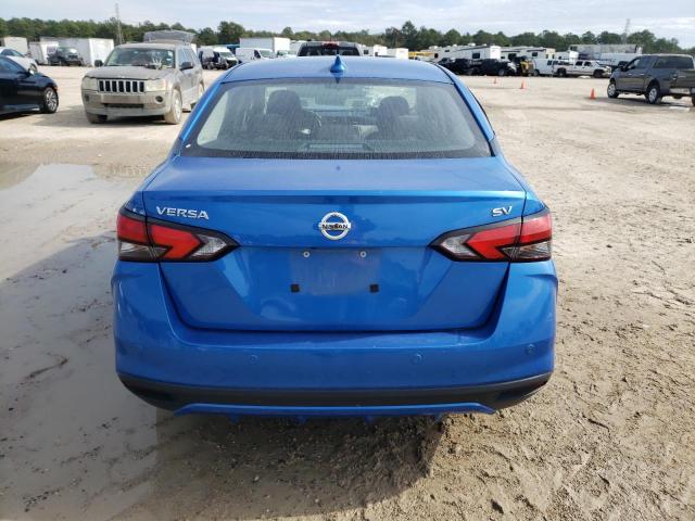 3N1CN8EV6ML877296 - 2021 NISSAN VERSA SV BLUE photo 6