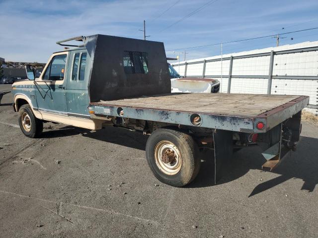 1FTHX2611GKA68669 - 1986 FORD F250 GREEN photo 2