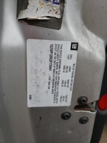 1G2WP12KX2F176441 - 2002 PONTIAC GRAND PRIX ვერცხლისფერი ფოტო 12