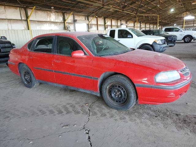 2G1WF52E149100322 - 2004 CHEVROLET IMPALA RED photo 4