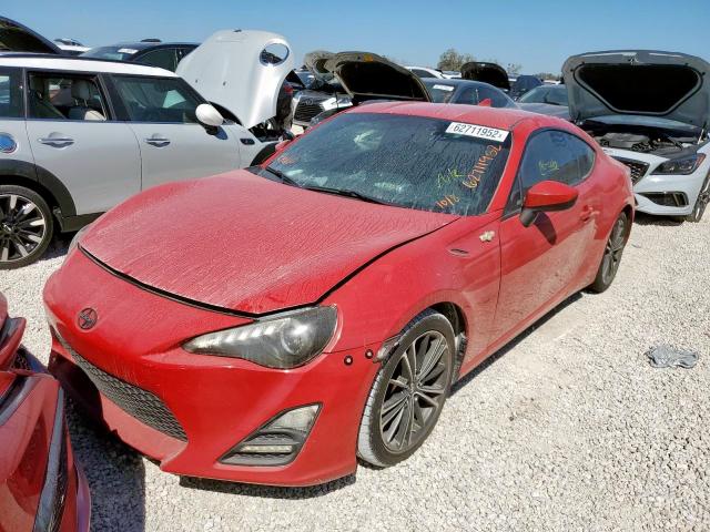 JF1ZNAA16G9701742 - 2016 TOYOTA SCION FR-S RED photo 2