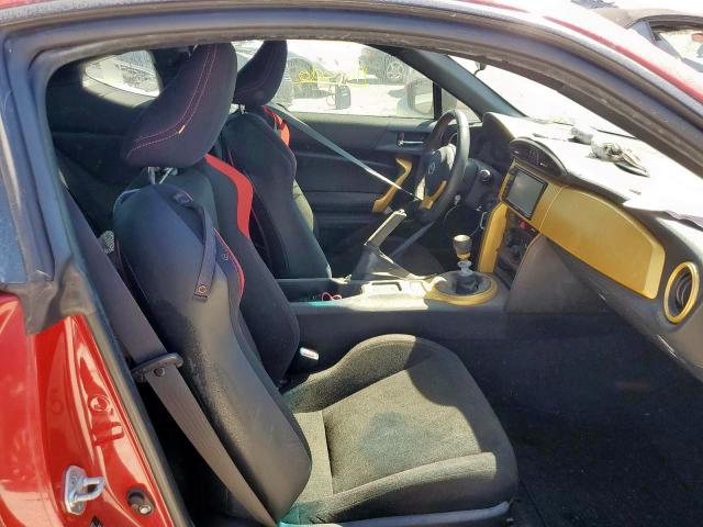 JF1ZNAA16G9701742 - 2016 TOYOTA SCION FR-S RED photo 5