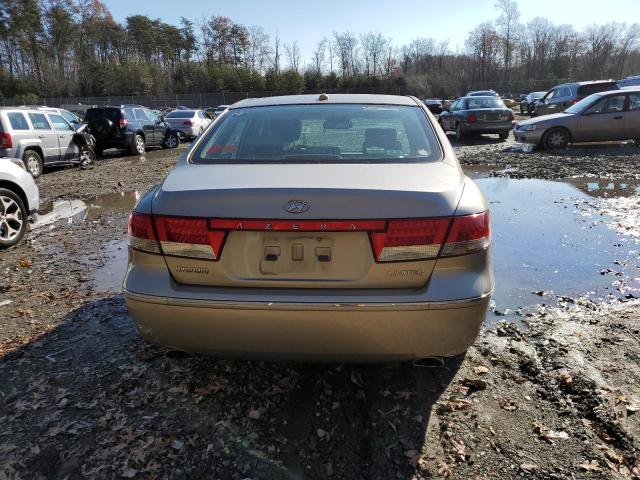 KMHFC46FX8A321677 - 2008 HYUNDAI AZERA SE BEIGE photo 6