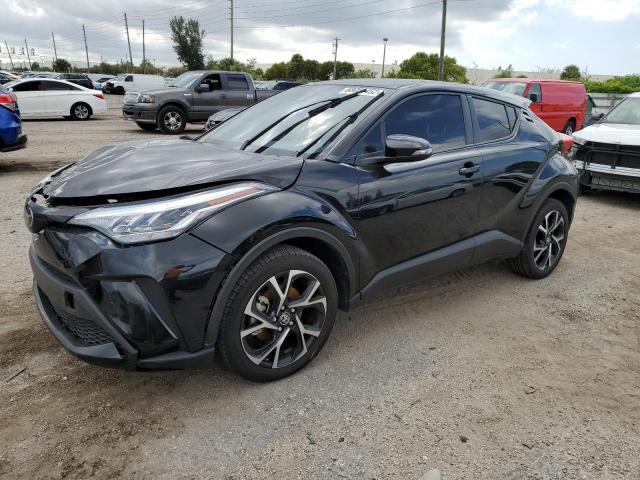 NMTKHMBX8MR122139 - 2021 TOYOTA C-HR XLE BLACK photo 1