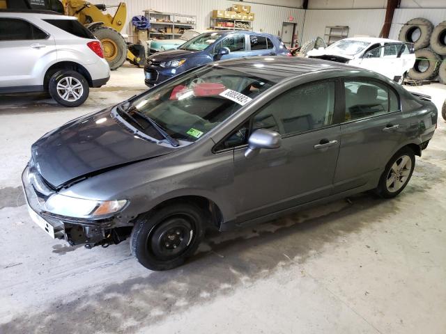 2HGFA1F65AH316050 - 2010 HONDA CIVIC LX-S رمادي صورة 1