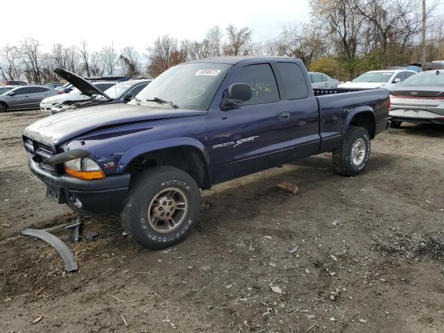 1B7GG22Y1WS732045 - 1998 DODGE DAKOTA BLUE photo 1