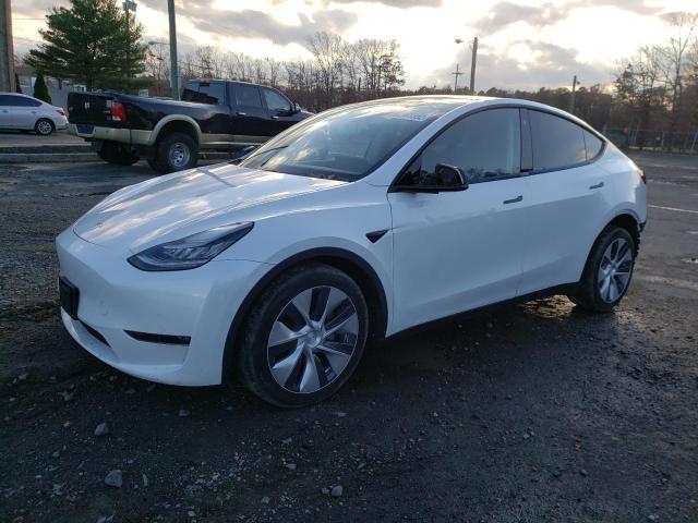 5YJYGDEE9MF065656 - 2021 TESLA MODEL Y WHITE photo 1