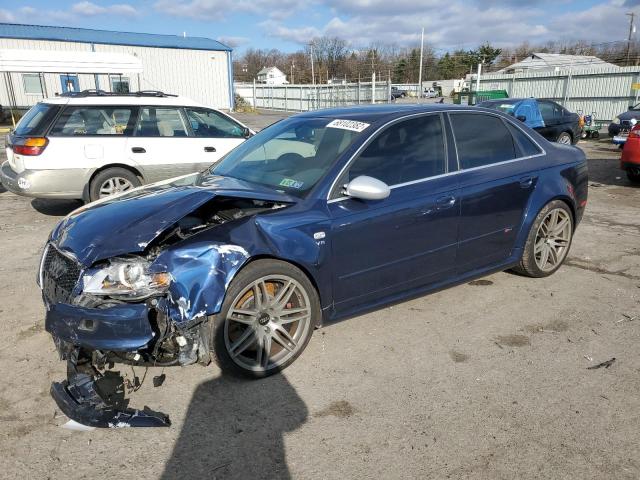 WUARU78E57N903460 - 2007 AUDI RS4 QUATTR BLUE photo 1