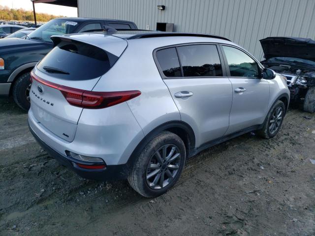 KNDP6CAC5M7896865 - 2021 KIA SPORTAGE S SILVER photo 3