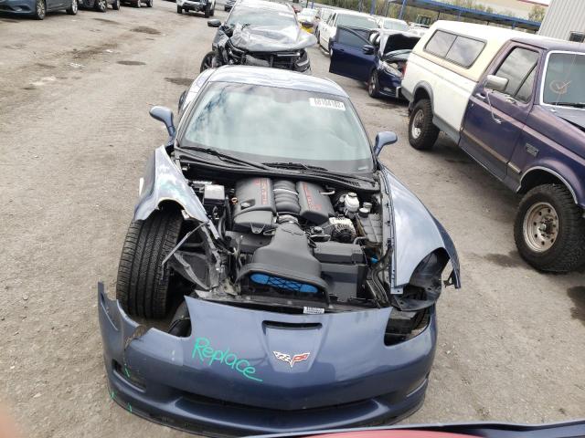 1G1YU2DWXC5103427 - 2012 CHEVROLET CORVETTE G BLUE photo 5