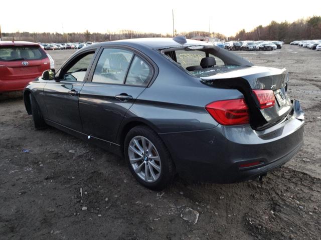 WBA8E5G56JNV01768 - 2018 BMW 320 XI GRAY photo 2