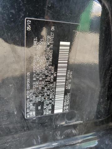 JTLZE4FE2CJ018666 - 2012 TOYOTA SCION XB შავი ფოტო 12