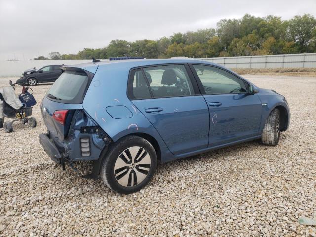 WVWKP7AU4GW911826 - 2016 VOLKSWAGEN E-GOLF SE BLUE photo 3