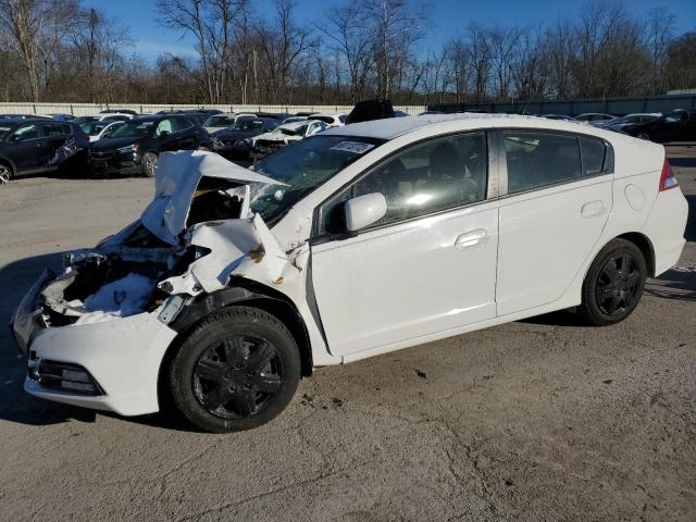 JHMZE2H58DS004455 - 2013 HONDA INSIGHT LX WHITE photo 1