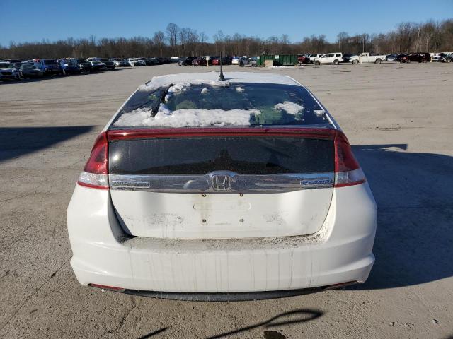 JHMZE2H58DS004455 - 2013 HONDA INSIGHT LX WHITE photo 6