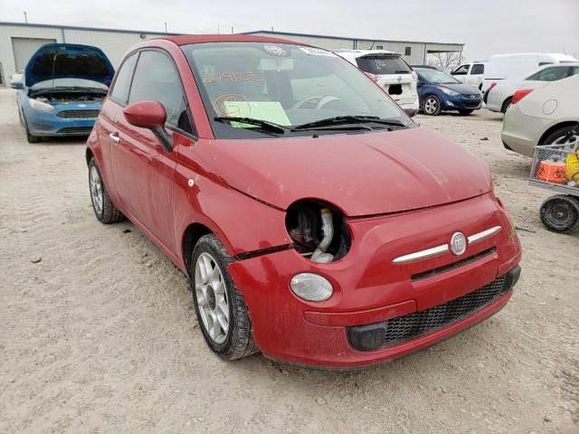 3C3CFFDR3CT379188 - 2012 FIAT 500 POP RED photo 1