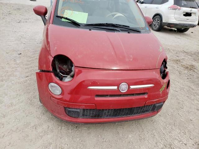 3C3CFFDR3CT379188 - 2012 FIAT 500 POP RED photo 9