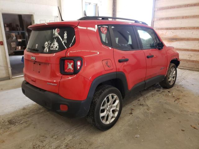 ZACCJBAB8JPJ60030 - 2018 JEEP RENEGADE S RED photo 3