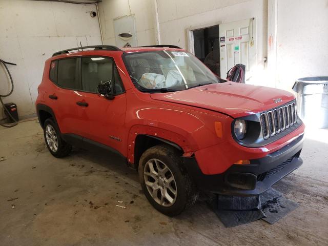 ZACCJBAB8JPJ60030 - 2018 JEEP RENEGADE S RED photo 4