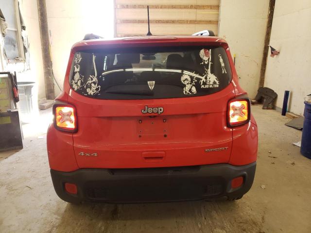 ZACCJBAB8JPJ60030 - 2018 JEEP RENEGADE S RED photo 6
