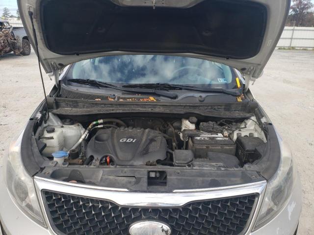 KNDPB3AC5E7556340 - 2014 KIA SPORTAGE B SILVER photo 12