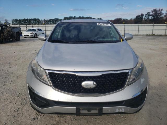 KNDPB3AC5E7556340 - 2014 KIA SPORTAGE B SILVER photo 5