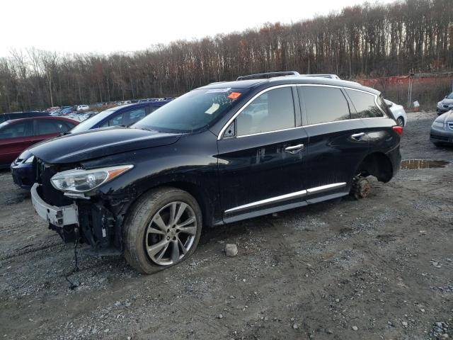 5N1AL0MM7DC318271 - 2013 INFINITI JX35 BLACK photo 1