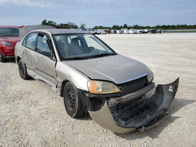 2HGES16502H560979 - 2002 HONDA CIVIC LX BEIGE photo 4