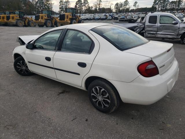 1B3ES26C45D159358 - 2005 DODGE NEON BASE WHITE photo 2